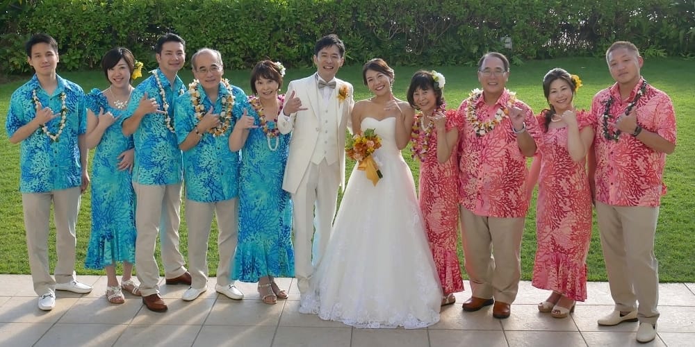 ムームーレインボー | ハワイ結婚式参列 ハワイアンドレス・ムームー 